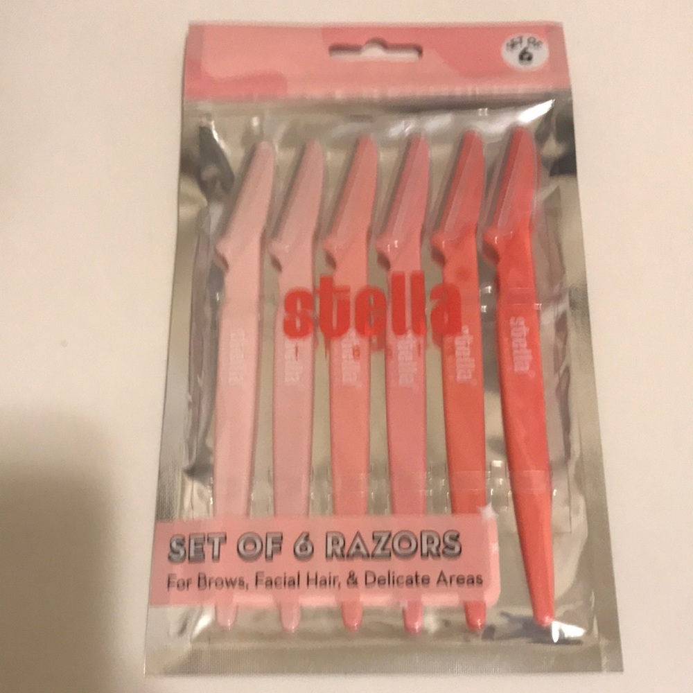 Stella Set of 6 Facial Razors